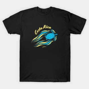 Costa Rica, Sea Turtle Pushing the Envelope T-Shirt